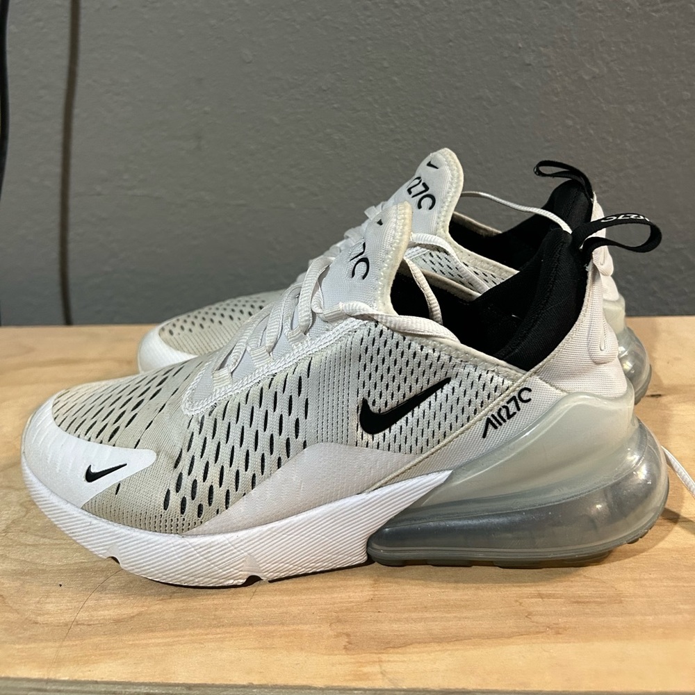 Nike Air Max 270 White Black Sneakers